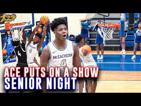 Ace Bailey Goes CRAZY on Senior Night 👀 | McEachern vs. Marietta