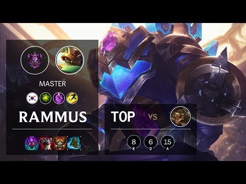 Rammus Top vs Renekton - KR Master Patch 10.12