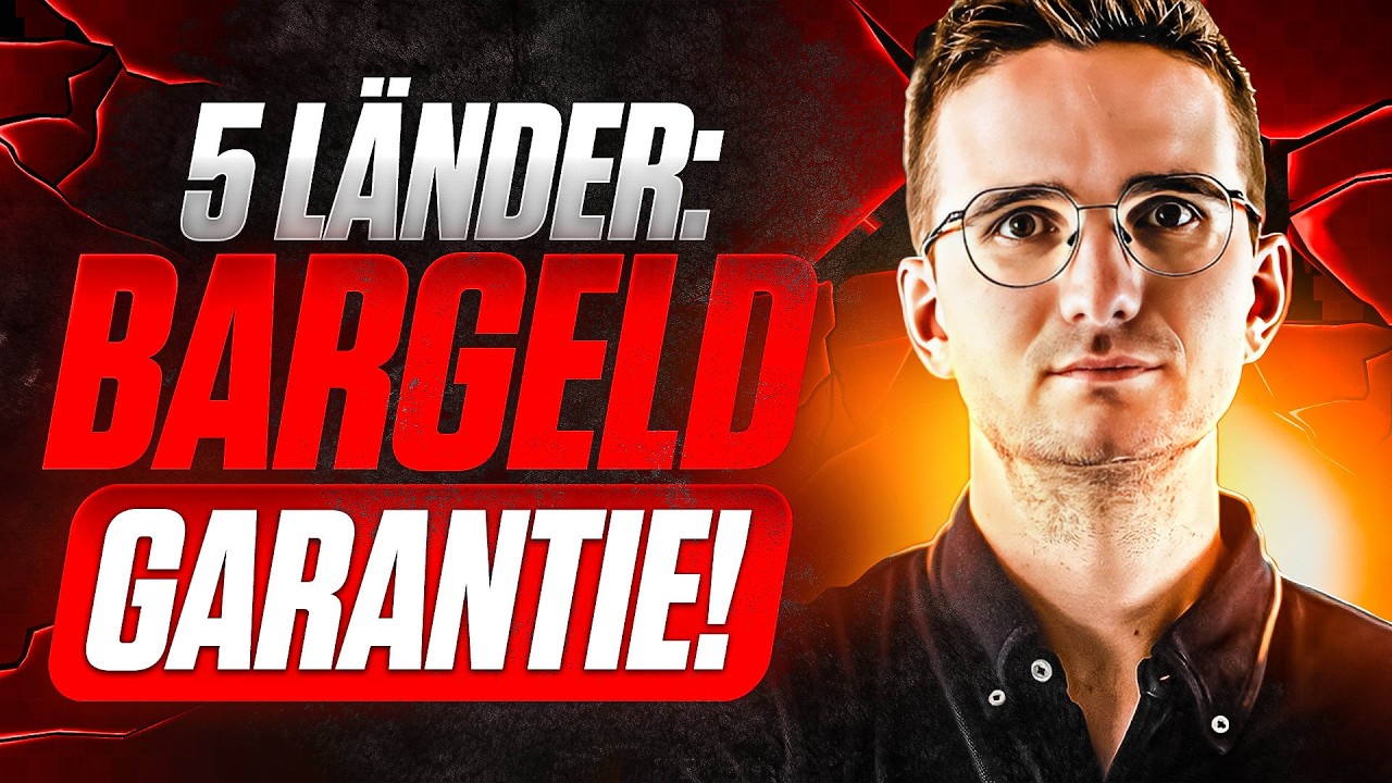 GEHEIM: 5 Länder OHNE Bargeld Limit!