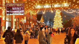 Christmas Market in Toronto Canada - Distillery District Winter Villag