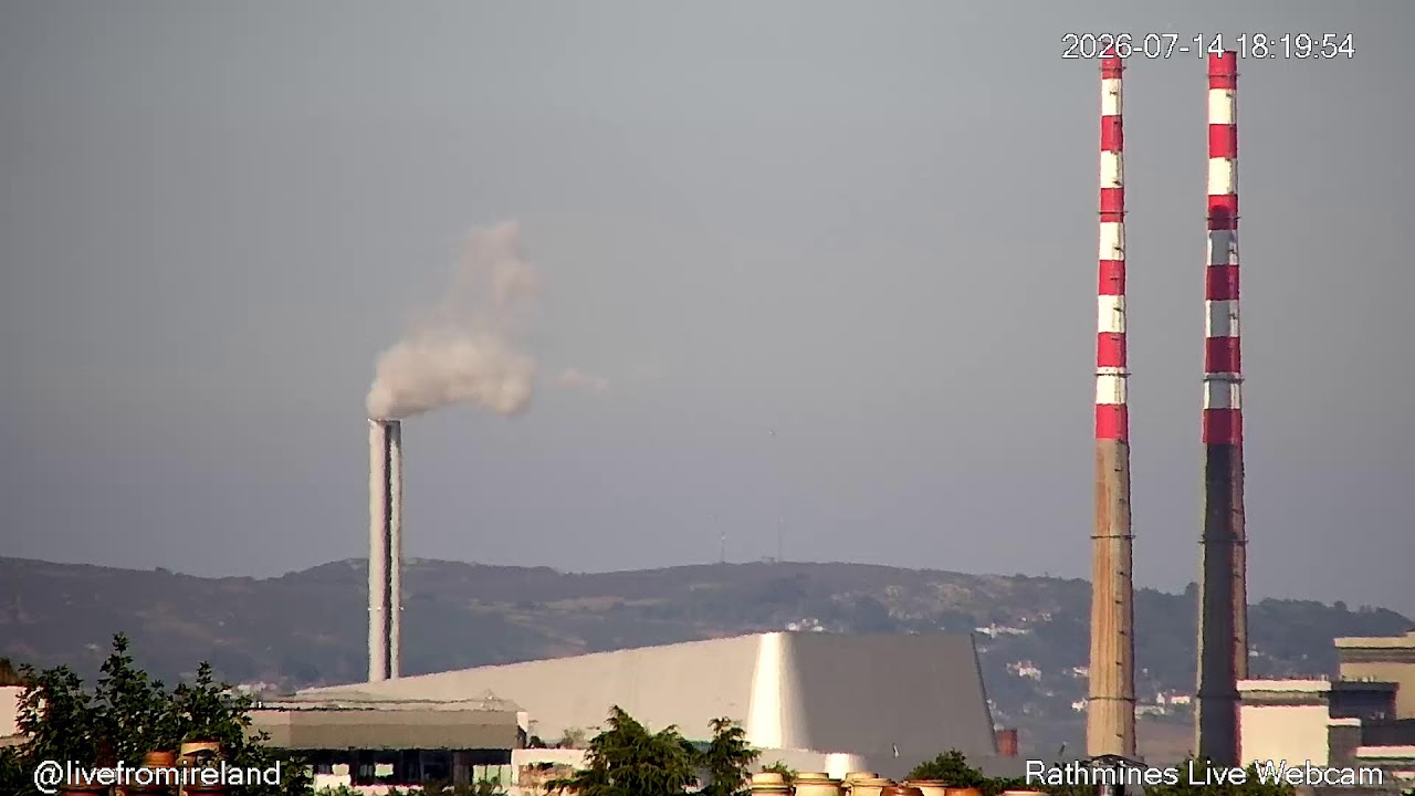 Live webcam view of Rathmines Rooftop Chimney View
