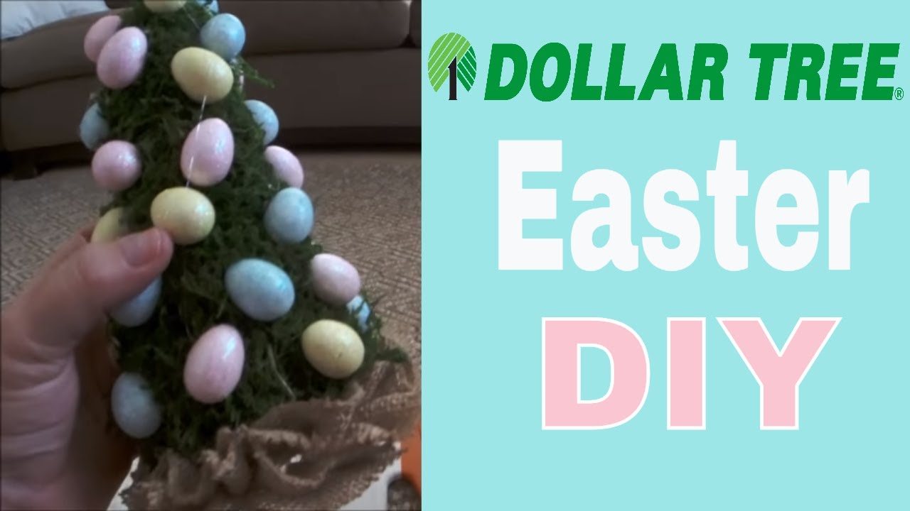 Dollar Tree Easter EGG Topiary DIY!