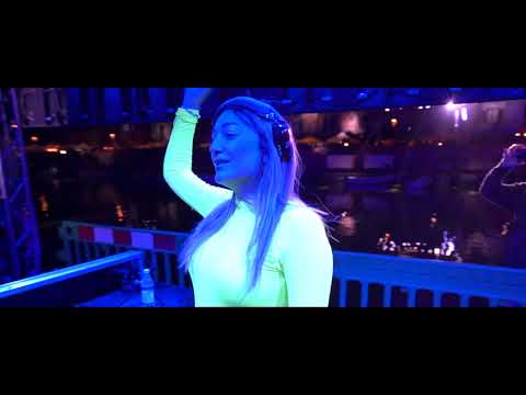 Greta Tedeschi - playing on a floating stage on the river