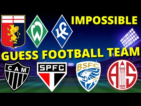 GUESS FOOTBALL CLUB BY THE LOGO | Level IMPOSSIBLE | PRO Football Quiz 11