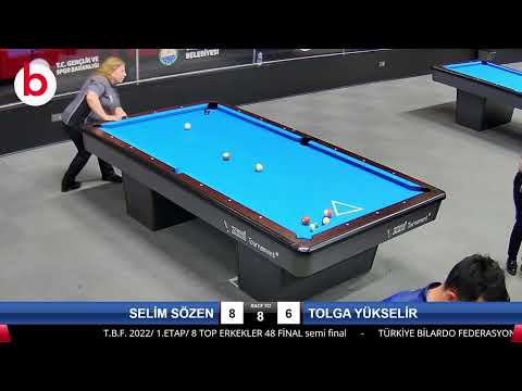 SELİM SÖZEN & TOLGA YÜKSELİR Bilardo Maçı - 