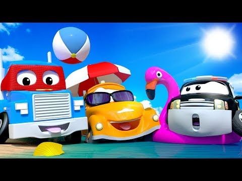 Car City on Holidays - SUMMER COMPILATION  - Summer Cartoons for children with Carl, Tom & cie !