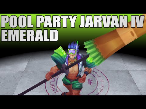 Pool Party Jarvan IV Emerald Chroma Spotlight