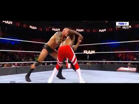 RKBRO VS STREET PROFITS PART 2 - WWE RAW - AJ STYLES ATTACK RANDY ORTON - AJ STYLES DESTROY RANDYo
