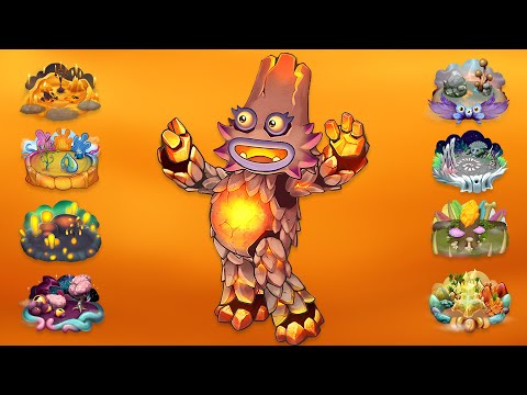 Kayna - All Monster Sounds & Animations (My Singing Monsters)
