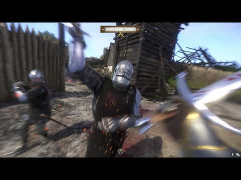 Kingdom Come  Deliverance - hardcore mode - outnumbered combat gameplay