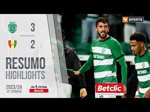 Resumo: Sporting 3-2 Estrela Amadora (Liga 23/24 #10)