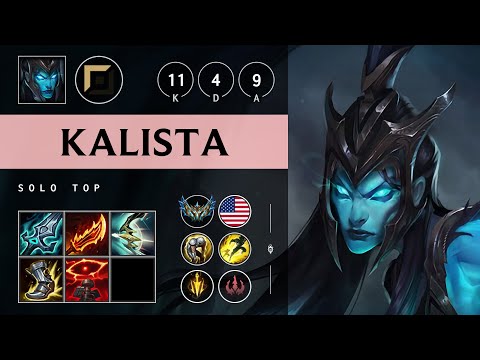 Kalista Top vs Vayne: Godlike - NA Challenger Patch 14.23