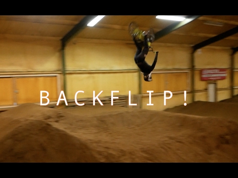 BACKFLIP! - Indoor BMX track Dijk