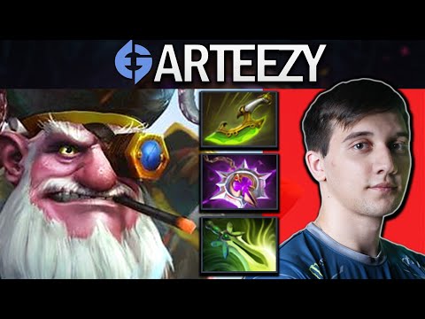 Sniper Dota 2 Gameplay EG.Arteezy with 20 Kills and Rank 1