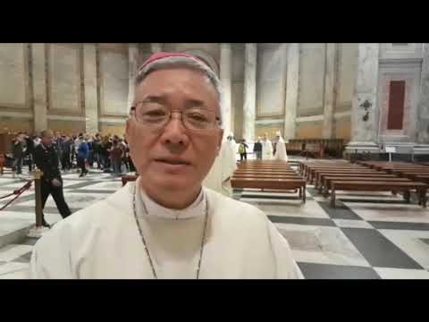 #VisitaAdLimina Saludo de Mons. Han Lim Moon
