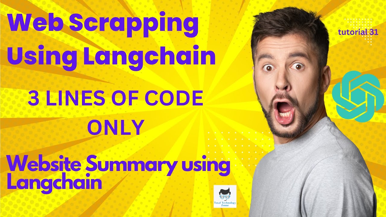 Scrape Any Website Using @LangChain With Just 3 Lines Of Code | Tutorial :31