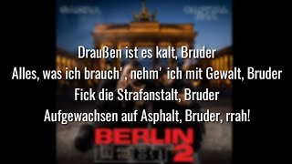 CAPITAL BRA &amp; SAMRA - KALT BRUDER (Official HQ Lyrics) (Text)