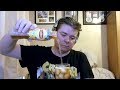 ASMR Drinking Peach Ice Tea Bottle Tapping Intense Gulping And Ice Stirring Crunching