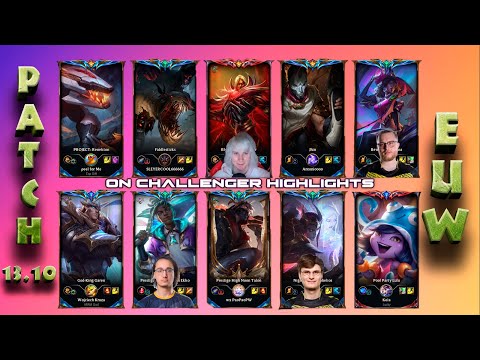 EUW Challenger Match #670 Highlights Patch 13.10 [Elite500, VITB Jactroll, Ferret, VIT - Upset]