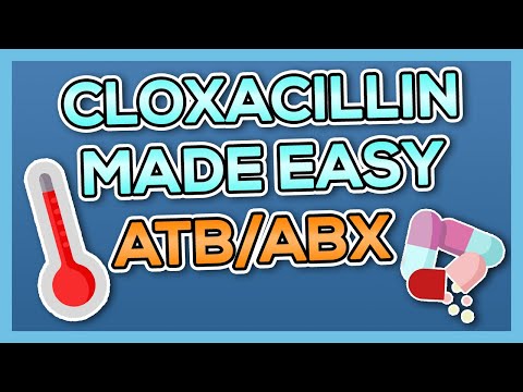 Cloxacillin Nursing Drug Card (Simplified) - Pharmacology