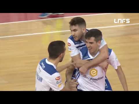 Gol Adri Ortego (3-1) Fútbol Emotion Zaragoza - Industrias Santa Coloma. J10, 1Div. LNFS