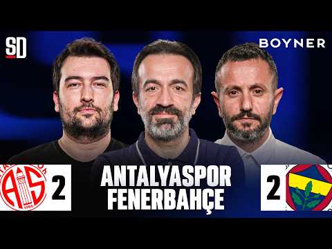 “KÜME HATTINA 4 PUAN” | Antalyaspor 2-2 Fenerbahçe, Cherif, Asensio, Guendouizi, Ederson