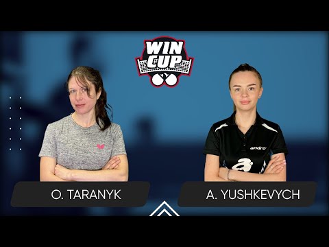 11:00 Olena Taranyk-Anastasiia Yushkevich 27.03.2025 WINCUP Women Season Final Professional. TABLE 1