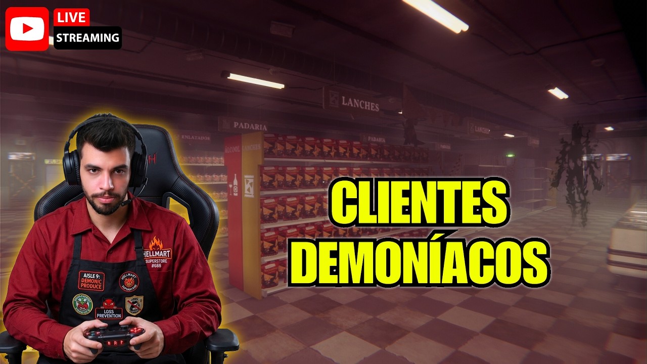 SOBREVIVENDO AO PIOR TURNO DA MINHA VIDA! 🛒🔥 - Hellmart