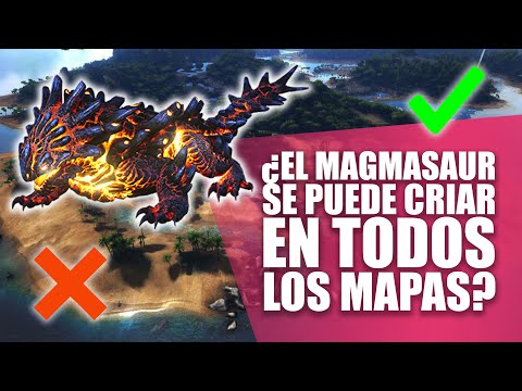¿EL MAGMASAUR SE PUEDE CRIAR EN TODOS LOS MAPAS DE ARK? - INFORMACIÓN ARK GENESIS