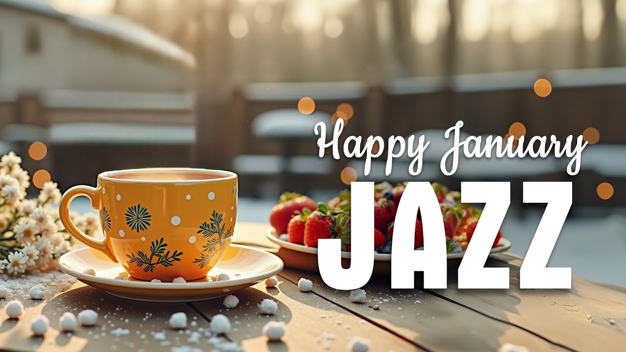 Happy January Jazz ☕ Positive Winter Bossa Nova Piano & Soothing Coffee Jazz Music for Good Moods