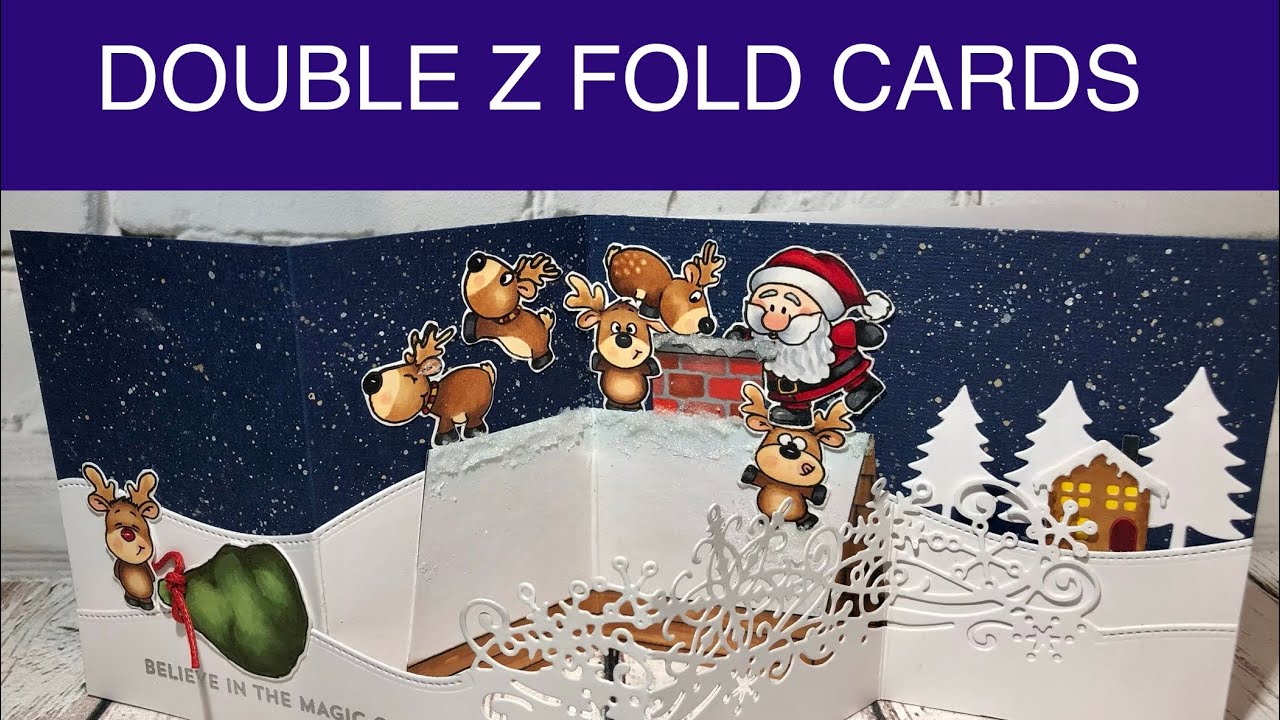 How to Make Double Z Fold Cards