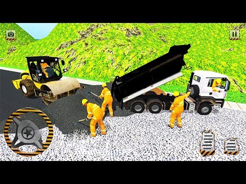 City Metro Bus Road Builder Construction Simulator (by OneTen Games) Android Gameplay