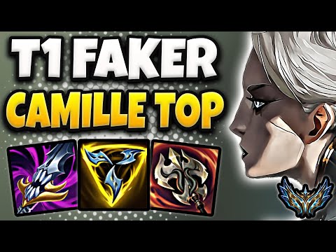 T1 Faker Camille vs Rumble [ TOP ] Patch 14.17 Korea Challenger ✅