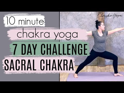 10 Min Sacral Chakra Yoga Routine | DAY 2 - 7 Day Chakra Yoga Challenge | ChriskaYoga
