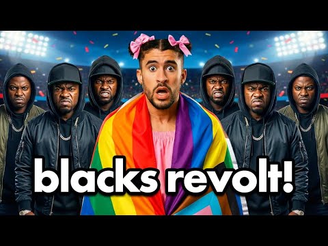 Black Americans are PISSED at the NFL, Bad Bunny…