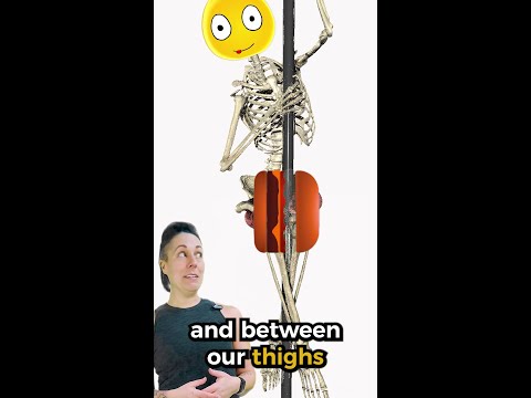 Why we need leg strength for pole climbs! 💪