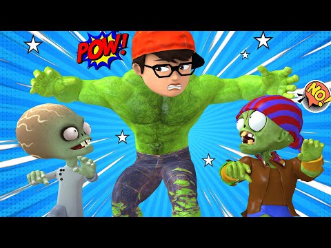 NickHulk vs Doll Squid Game Help Hello Neighbor Wanted Brothers Zomboss - Scary Teacher 3D Animation