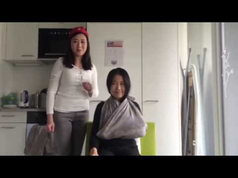 How to support a sling with a scarf