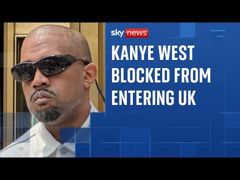 BREAKING: Kanye West blocked from entering UK after backlash over festival booking