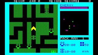 Sharp MZ-700 Game: Maze Pack Man (19xx)
