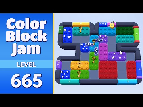 Color Block Jam Level 665 | Every Puzzle Solved! 🎯