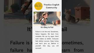 English Listening Practice – It's Okay To Fail | Short English Story with Subtitles