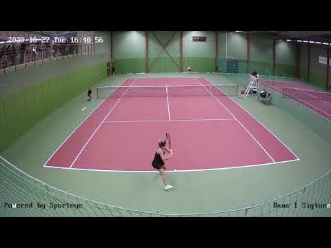 Julita Saner (#1171 WTA) - Jacqueline Nylander Altelius, Semifinal Sigtuna Vintertour, Highlights