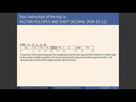 GPN19 - A living fossil: introduction to the s390x architecture
