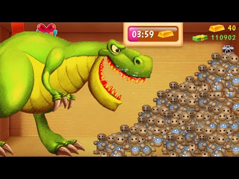 The T-Rex Dinosaur vs The Buddy | Kick The Buddy