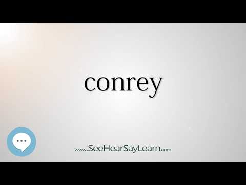 conrey (Every English Word Pronounced) 📕🔊🗣️😎✅