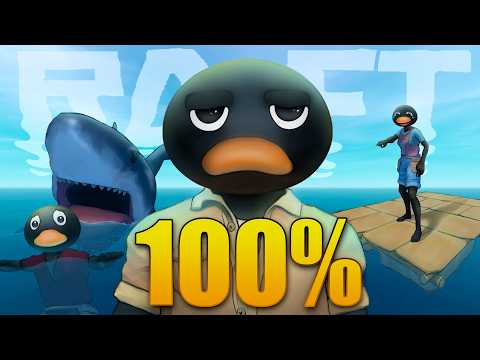 I spent 90 hours 100%ing Raft..