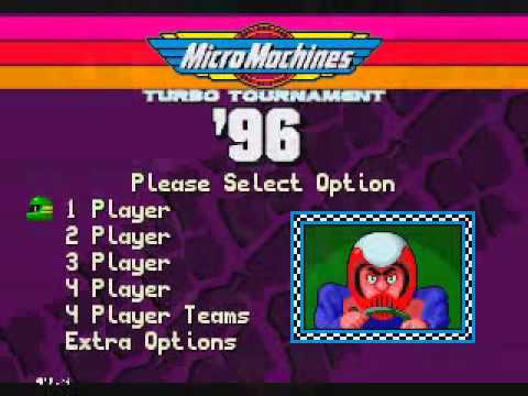 MicroMachines Turbo Tournament 96 Megadrive