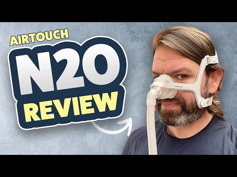 ResMed AirTouch N20 CPAP Mask Review / Fitting Tutorial -  New Soft Memory Foam Seal!