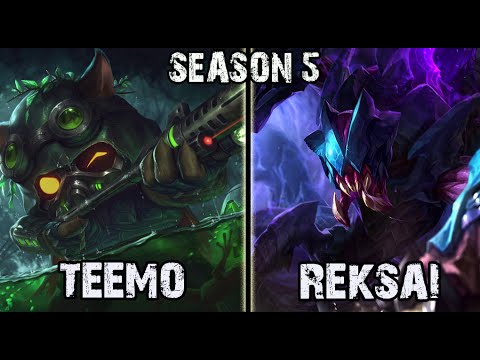 Best Teemo NA vs RekSai Jungle Ranked Challenger